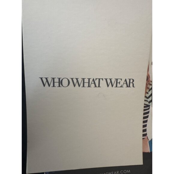 Who What Wear Medium Black Ribbed Knit Turtleneck Sweater Dress Fringe Hem NWT - Picture 11 of 12